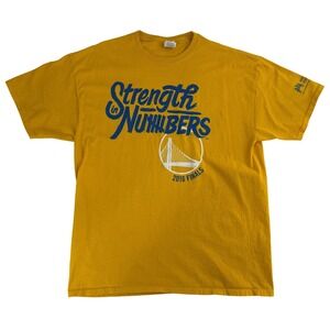 Golden State Warriors Strength Numbers 2016 Finals XL T-Shirt Sports Basketball